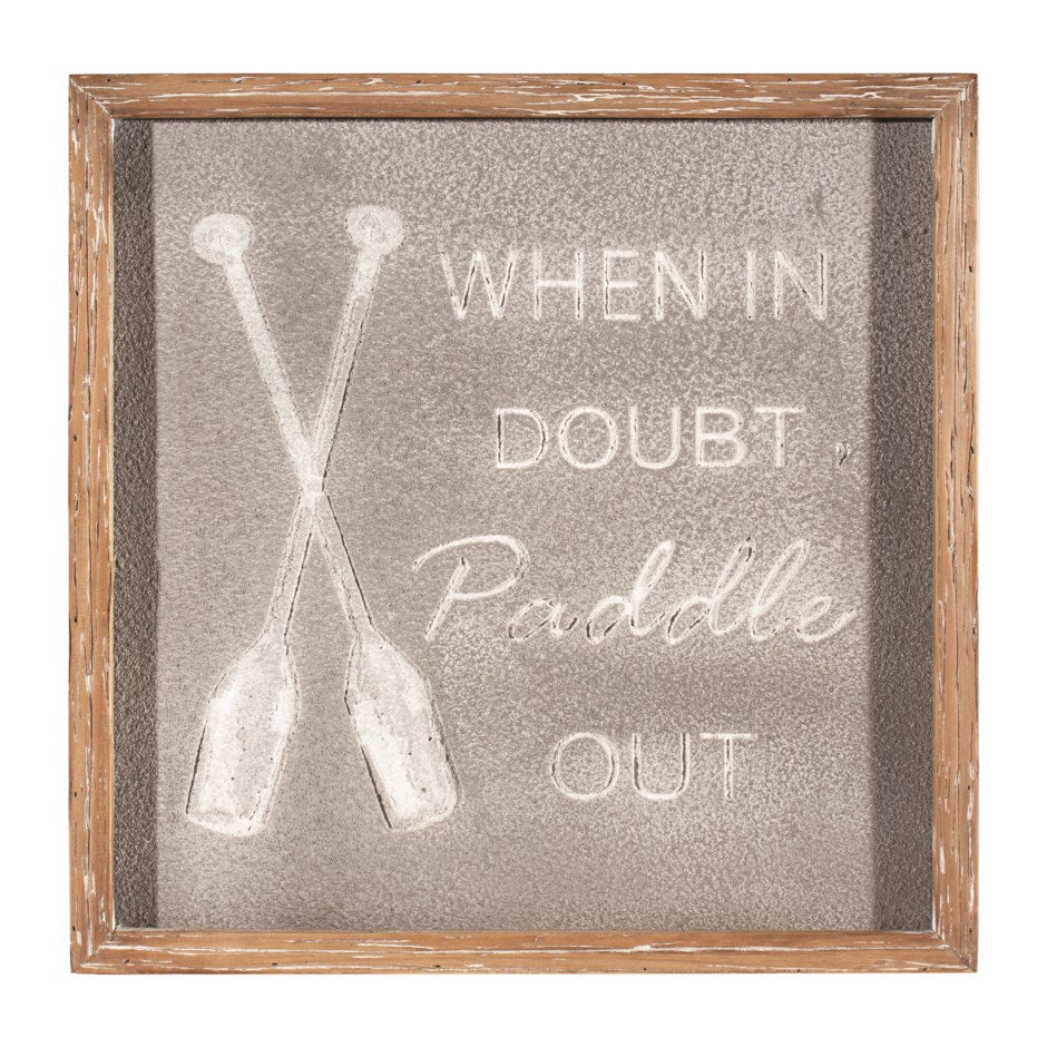 When in Doubt Wall Decor