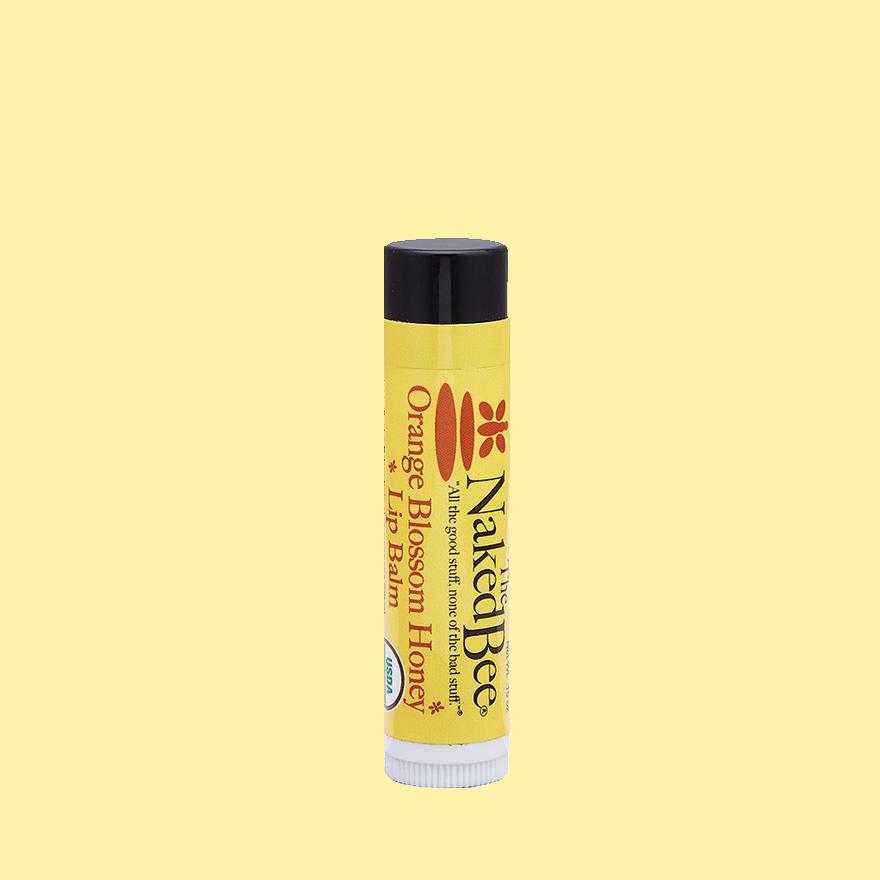 Naked Bee Lip Balm Orange Blossom Honey 0.15oz