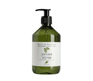 Belle de Provence Olive & Mint Liquid Soap, 500ml