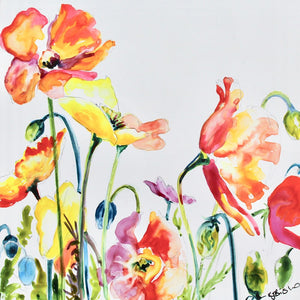Poppies Card by Canadian Artist Karen Bishop