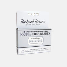 Load image into Gallery viewer, Rockwell Double-Edge Razor Blades 20 pack
