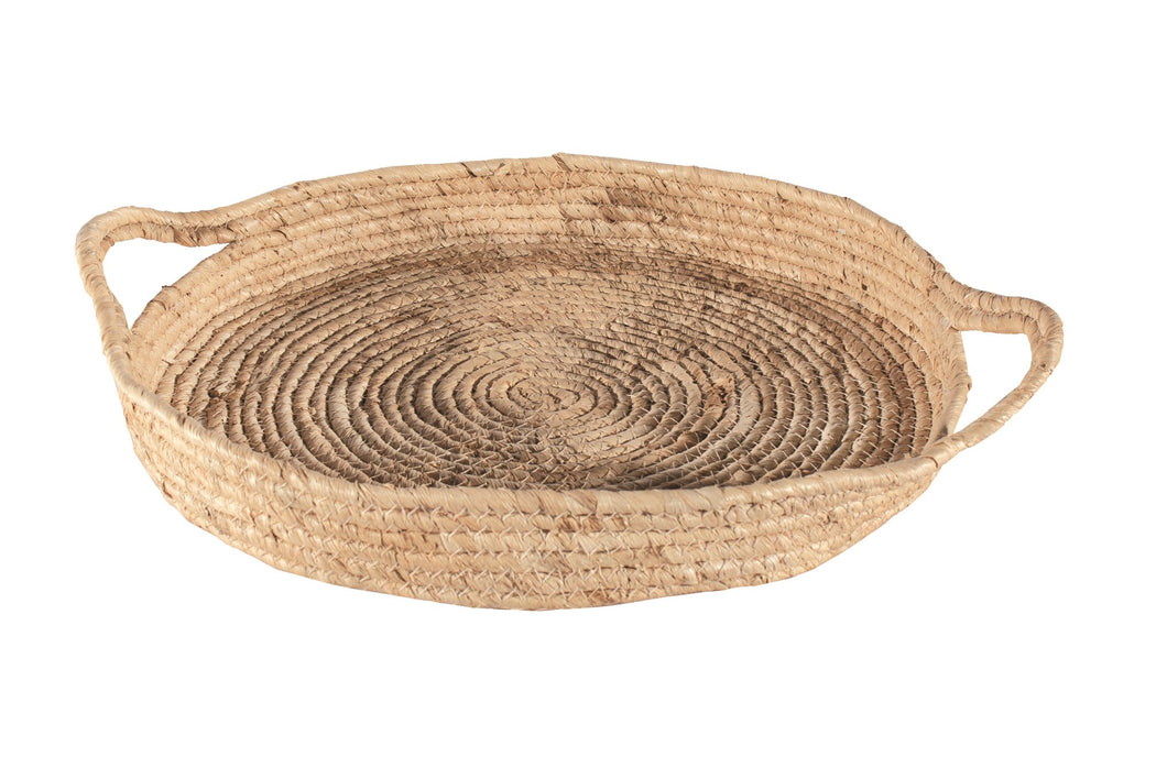 Twisted Natural Woven Tray