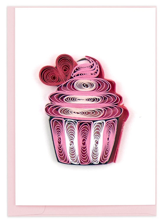 Cupcake Quilling Enclosure Card