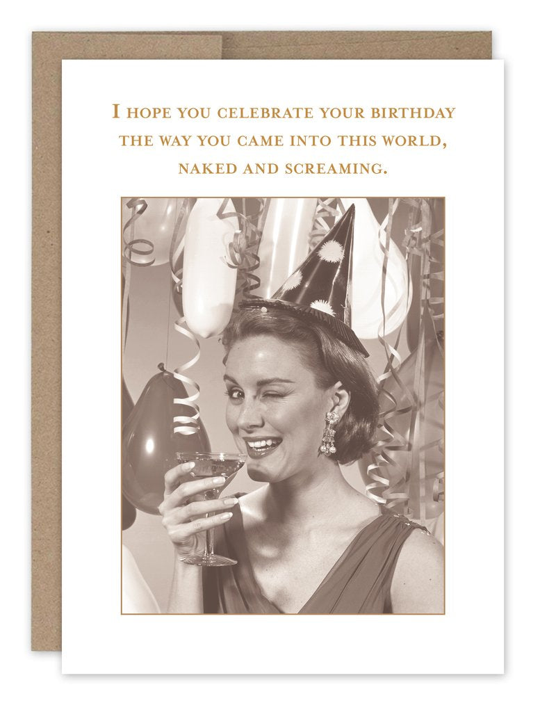 Came Into this World Birthday Card