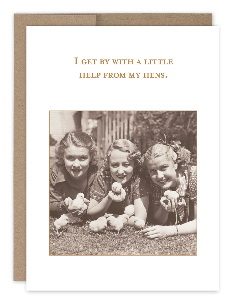 Hens Friendship Card