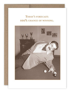 Today's Forecast Birthday Card