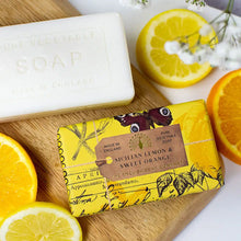 Load image into Gallery viewer, Sicilian Lemon &amp; Sweet Orange Shea Butter Soap
