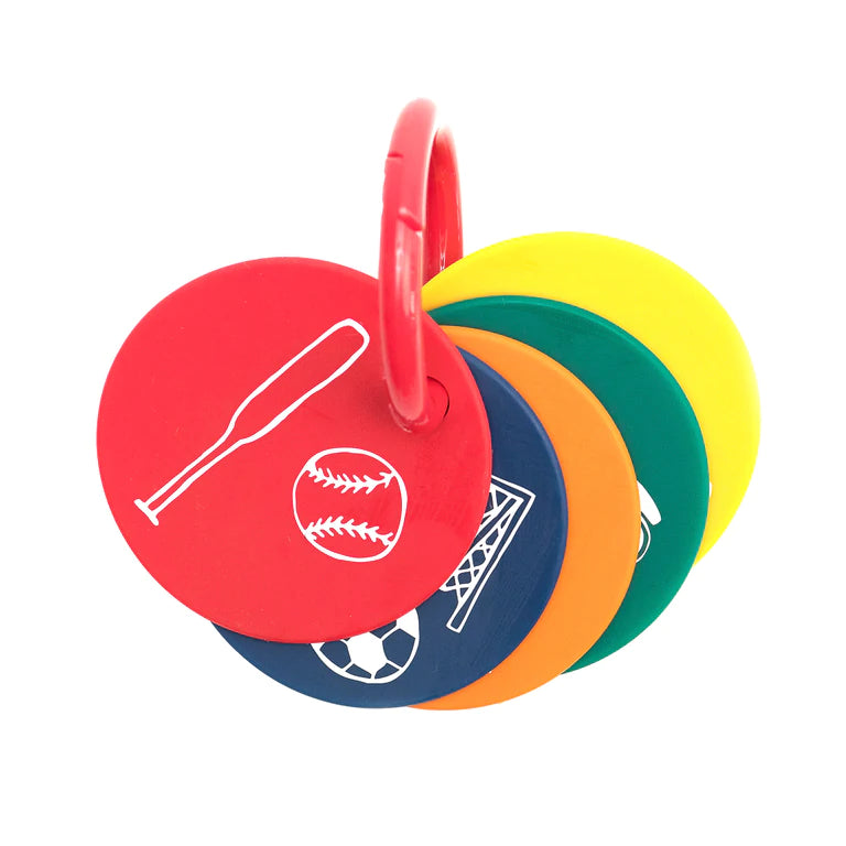 Play Ball Teething Flash Cards by Bella Tunno