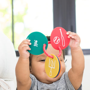 Play Ball Teething Flash Cards by Bella Tunno