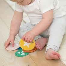 Load image into Gallery viewer, Taking Shape Teething Flash Cards by Bella Tunno
