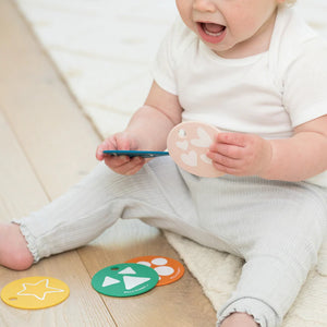 Taking Shape Teething Flash Cards by Bella Tunno