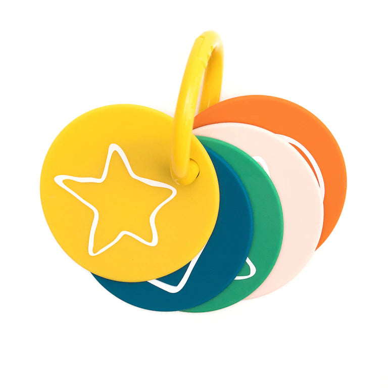 Taking Shape Teething Flash Cards by Bella Tunno