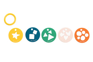 Taking Shape Teething Flash Cards by Bella Tunno