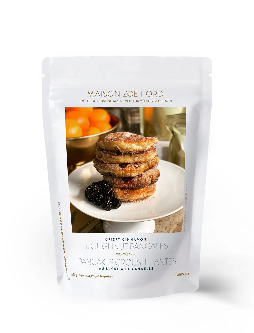 Zoe Ford Crispy Pancake Mix! With Cinnamon Sugar
