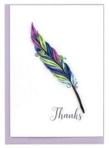 Thanks Quilling Enclosure Card