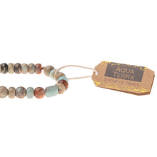 Load image into Gallery viewer, Aqua Terra Stone Bracelet- Stone of Peace
