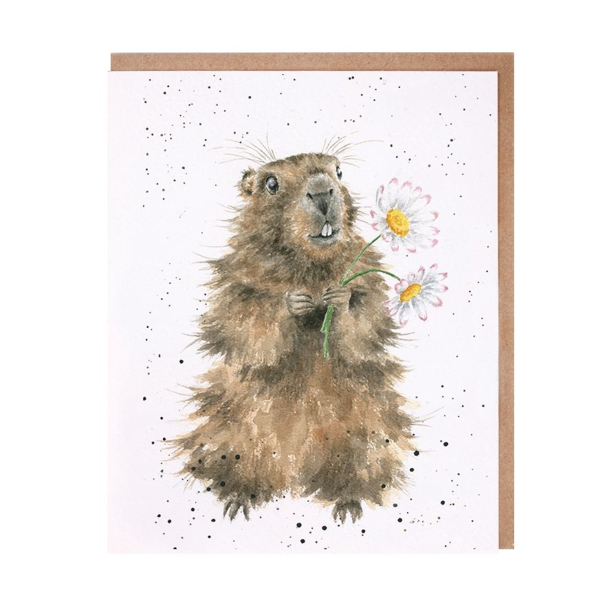 The First Date Marmot Card