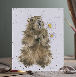 The First Date Marmot Card
