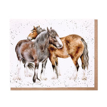 Load image into Gallery viewer, Side by Side Horses Card
