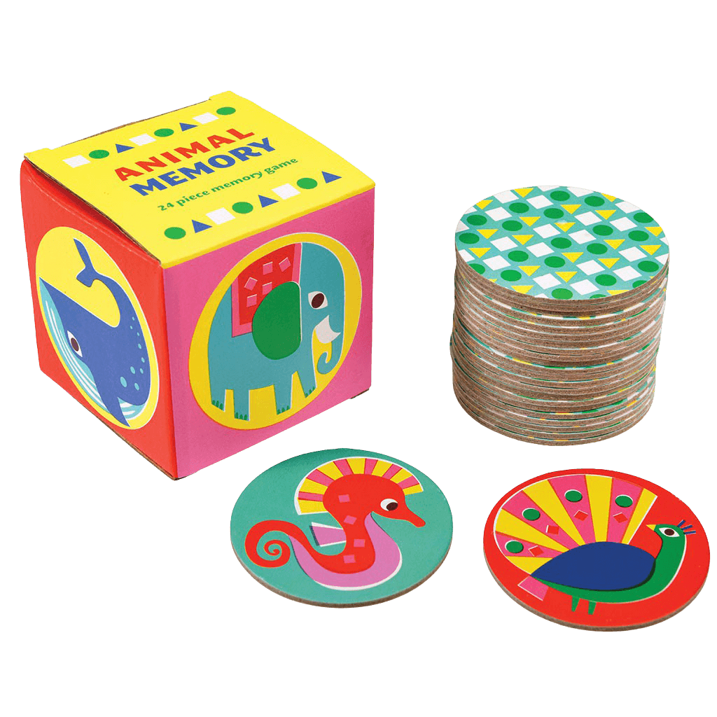 Animal Memory Game (24 Pieces)