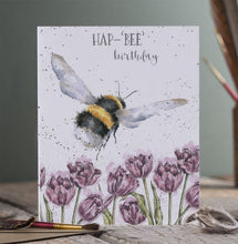 Load image into Gallery viewer, Hap-Bee Birthday Card
