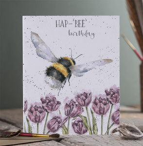 Hap-Bee Birthday Card