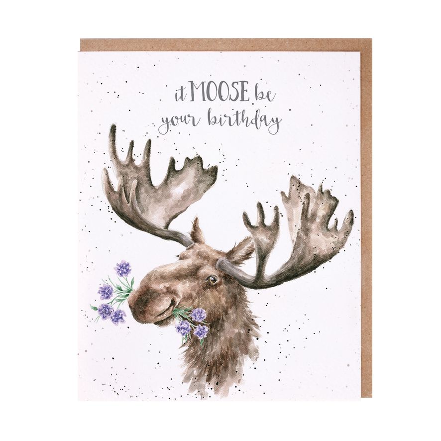 Melvin Moose Birthday Card