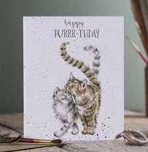 Load image into Gallery viewer, Happy Purrr-thday Card
