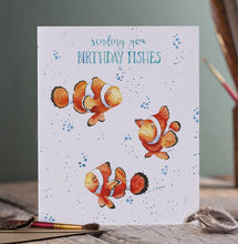 Load image into Gallery viewer, Birthday Fishes Card
