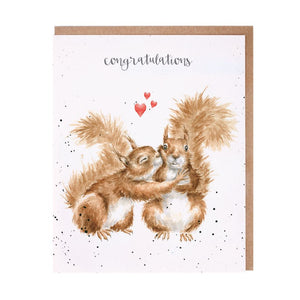 Nuts About Each Other Congratulations Card