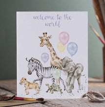 Load image into Gallery viewer, Welcome To The World Card
