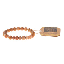 Load image into Gallery viewer, Petrified Wood Stone Bracelet - Stone of Renewal
