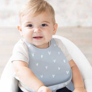 Silicone Hearts Bib