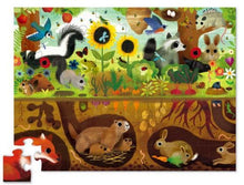 Load image into Gallery viewer, Crocodile Creek Backyard Above &amp; Below Puzzle Age 4+
