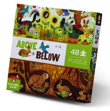 Load image into Gallery viewer, Crocodile Creek Backyard Above &amp; Below Puzzle Age 4+
