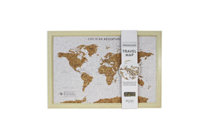 Cork Board World Map