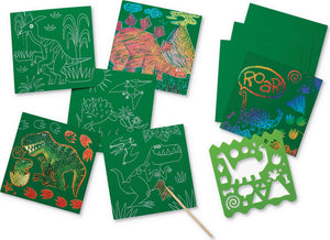 Dinosaur Sparkle Scratch Art by Crocodile Creek