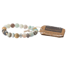 Load image into Gallery viewer, Amazonite Stone Bracelet - Stone of Courage
