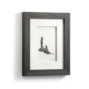 Love to Share Pebble Art by Sharon Nowlan