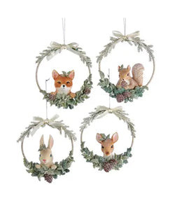 Animal Wreath Ornament