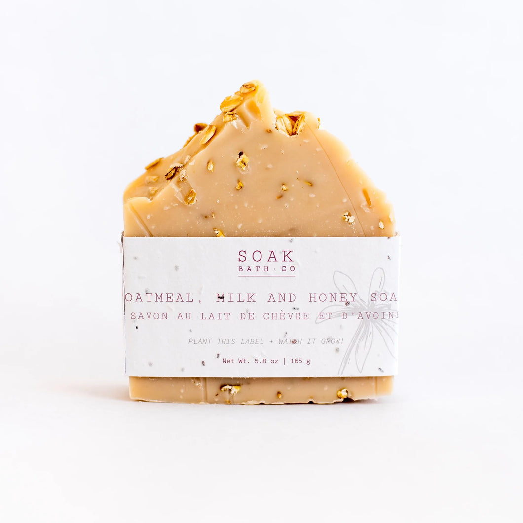Oatmeal, Milk & Honey Soap: SOAK Bath Co