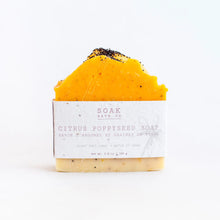 Load image into Gallery viewer, Citrus Poppy Seed Soap: SOAK Bath Co.

