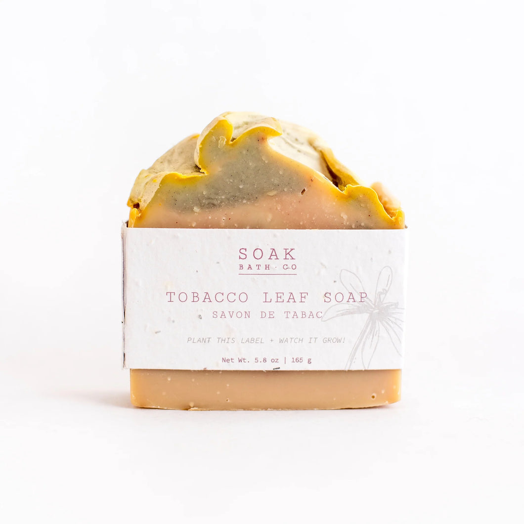 Tobacco Leaf Soap: SOAK Bath Co