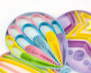 Balloon Surprise Birthday Quilling Card