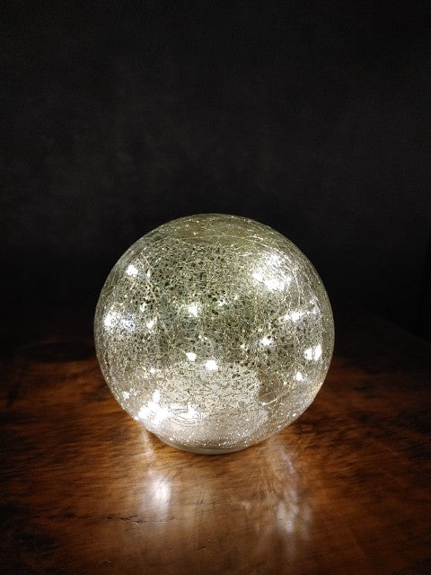 Mercury LED Crackle Ball, Large