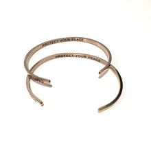 Load image into Gallery viewer, Protect Your Peace Bangle
