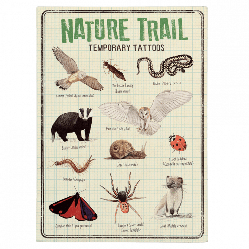 Nature Trail Temporary Tattoos