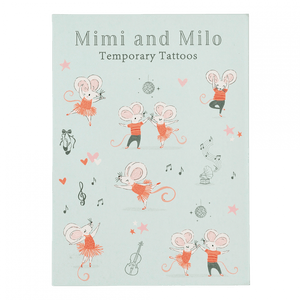 Mimi & Milo Temporary Tattoos