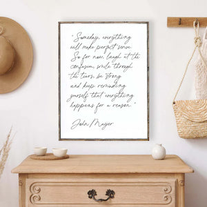 Everything Happens Wall Decor