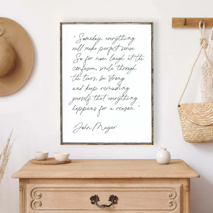Everything Happens Wall Decor